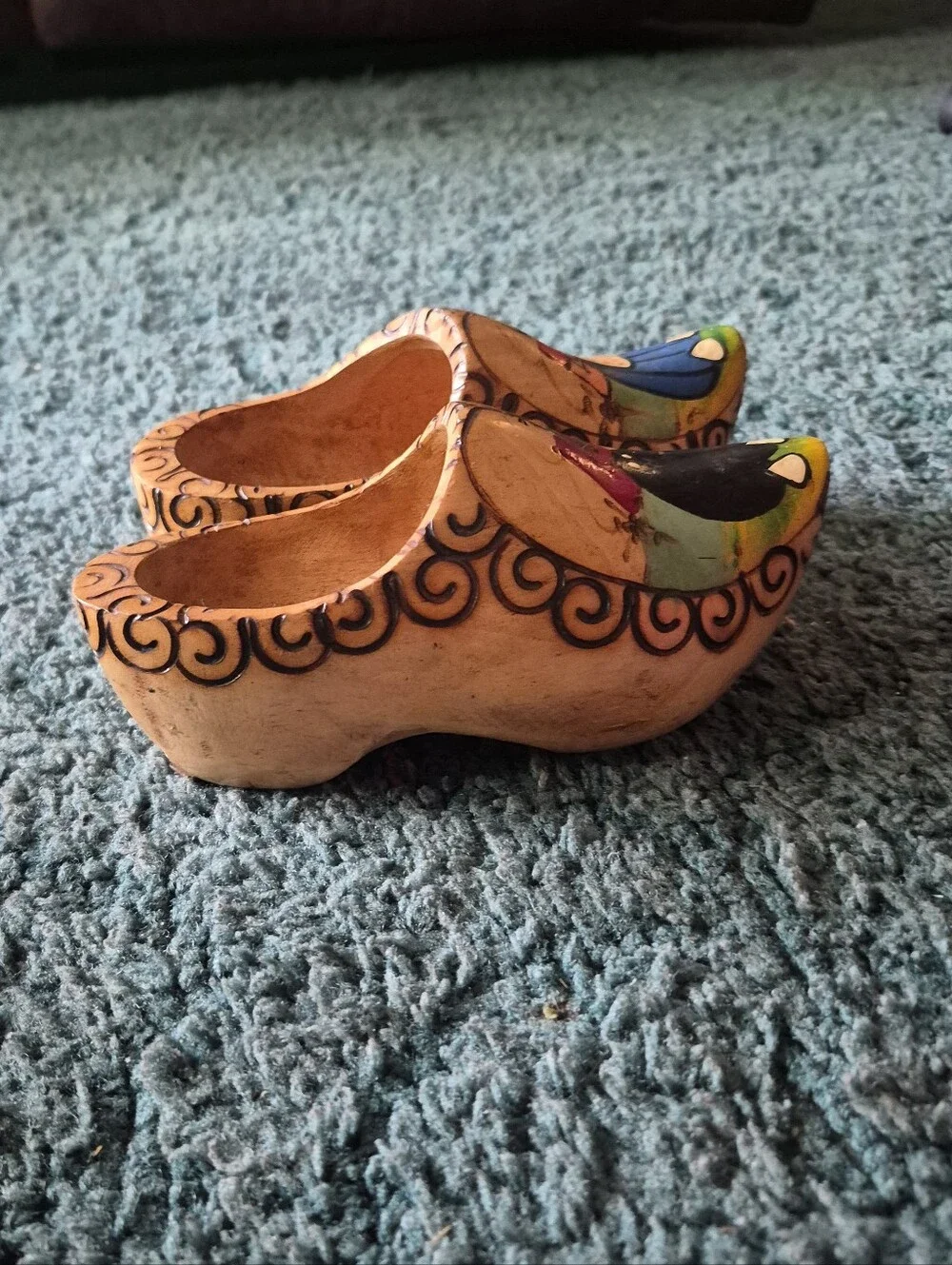 Vintage Holland Handmade Dutch Shoes Hanging Decorations
